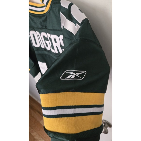 Mens Reebok Sz 48 AARON RODGERS Packers NFL Football Jersey - Picture 4 of 6